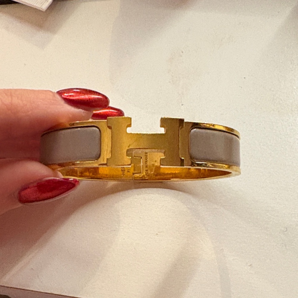 authentic hermes clic h bracelet